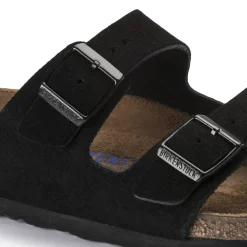 Birkenstock Two-Strap Sandals<Arizona Soft Footbed Black