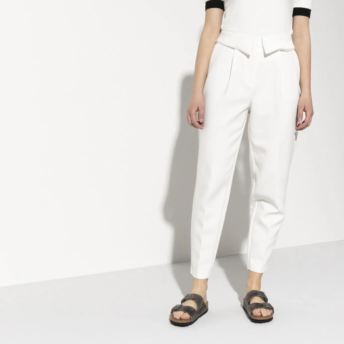 Birkenstock Two-Strap Sandals<Arizona Soft Footbed Iron