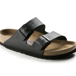 Birkenstock Two-Strap Sandals<Arizona Soft Footbed Black