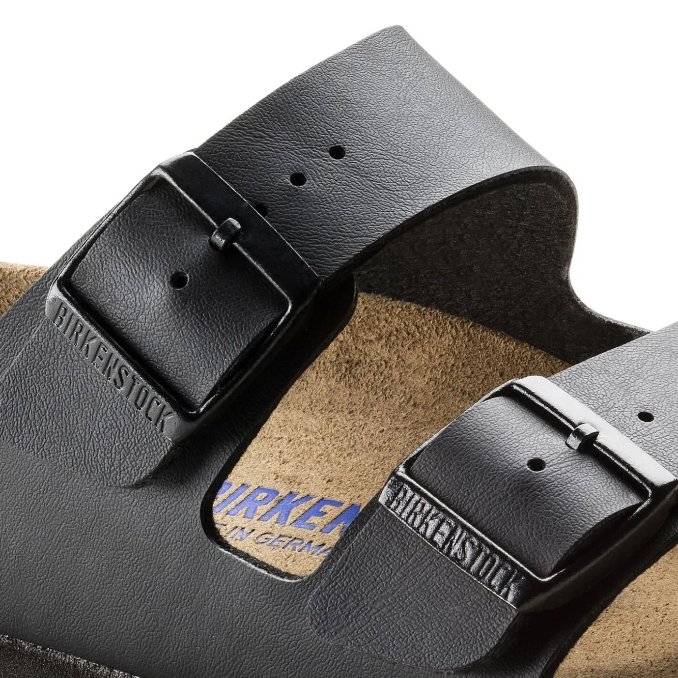 Birkenstock Two-Strap Sandals<Arizona Soft Footbed Black
