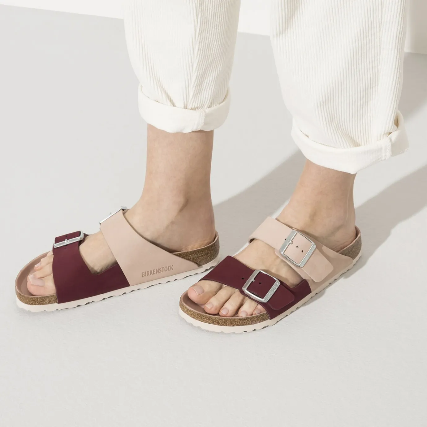 Birkenstock Two-Strap Sandals<Arizona Split Maroon