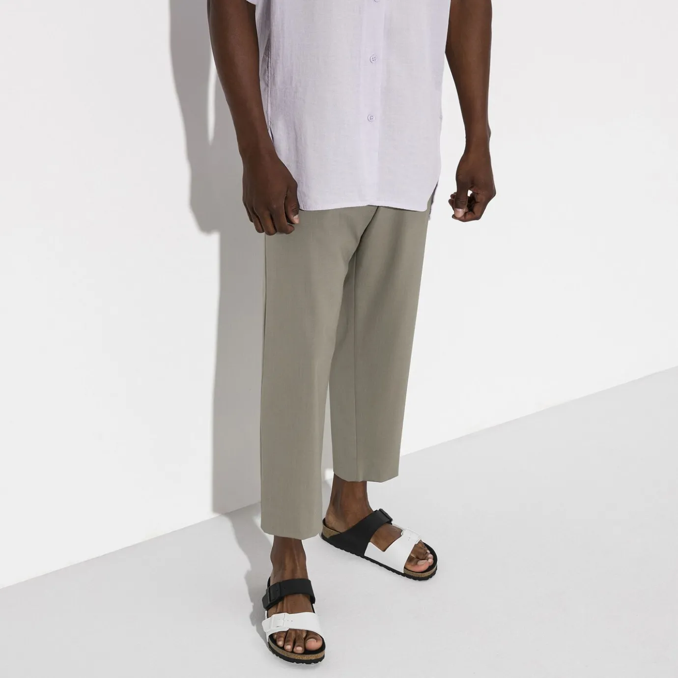 Birkenstock Two-Strap Sandals<Arizona Split Black/White