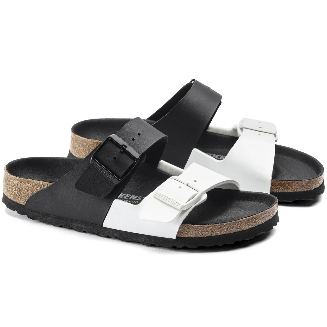 Birkenstock Two-Strap Sandals<Arizona Split Black/White