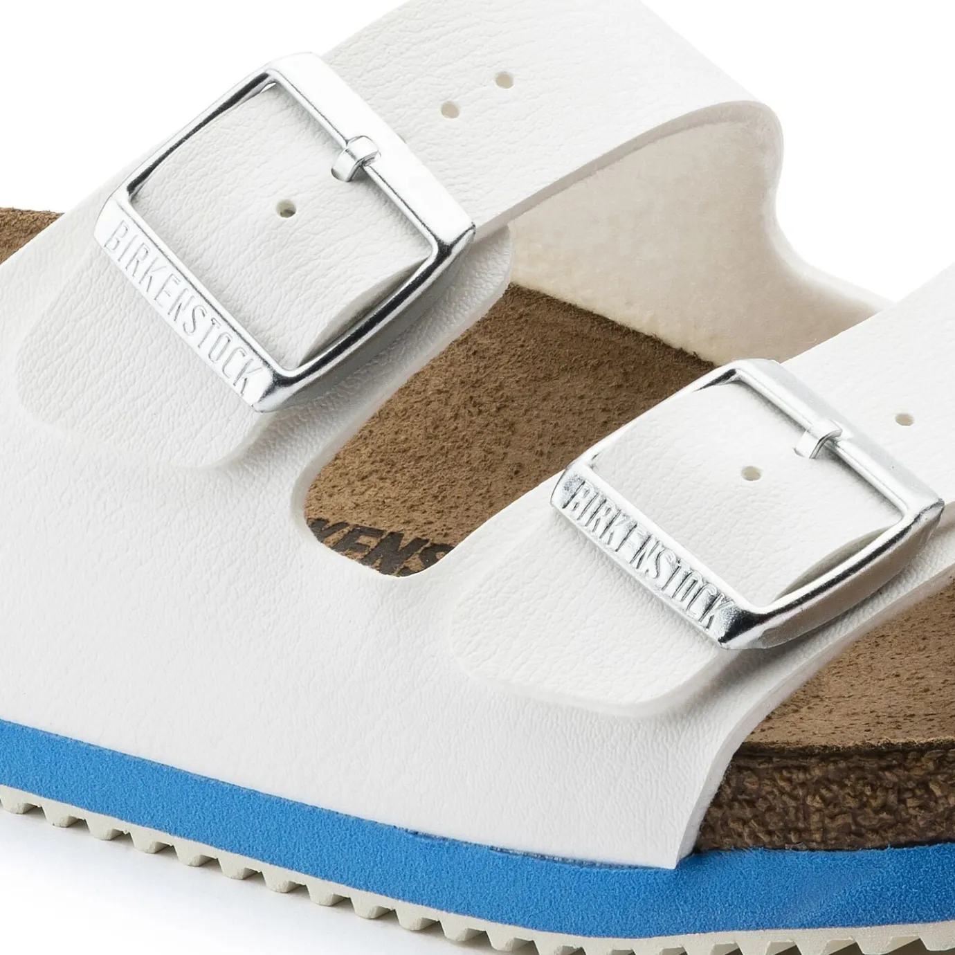 Birkenstock Two-Strap Sandals<Arizona Super Grip White