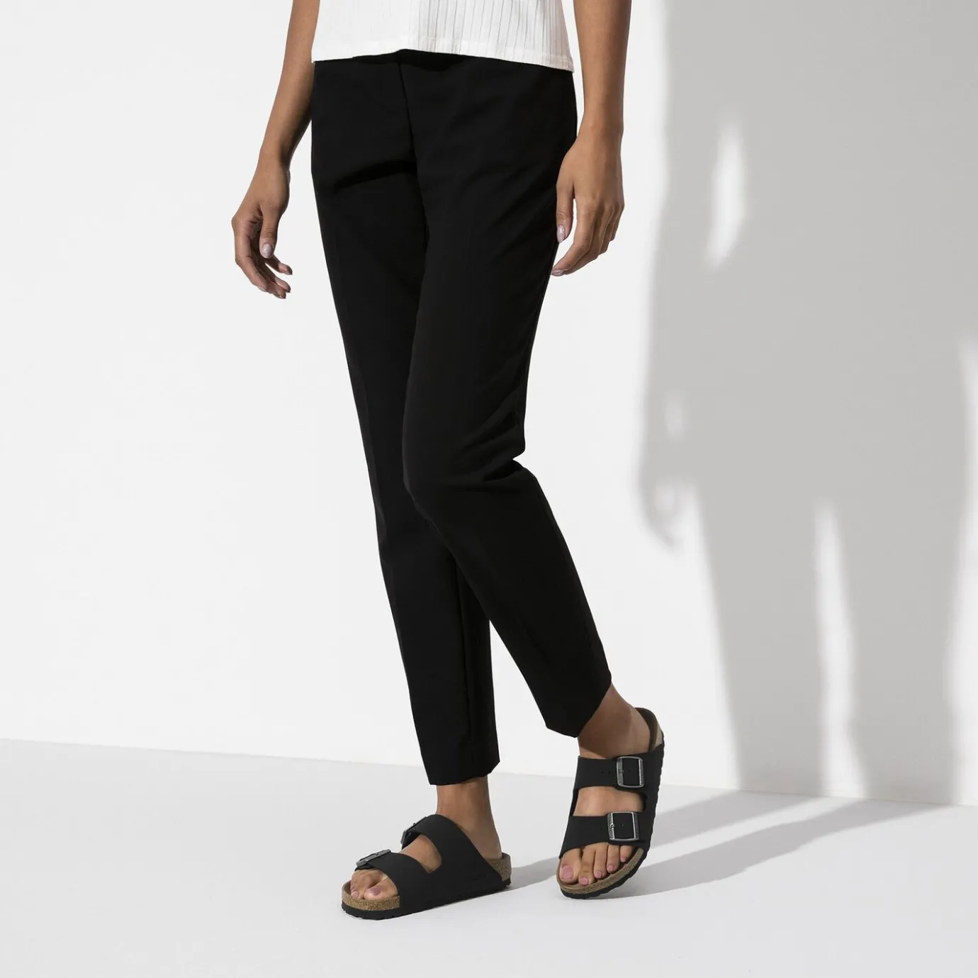 Birkenstock Two-Strap Sandals<Arizona Vegan Black