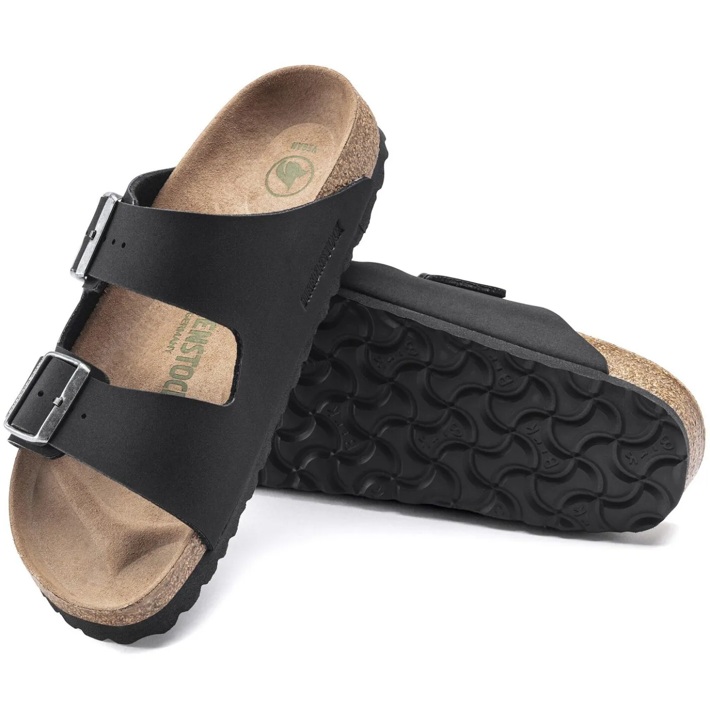 Birkenstock Two-Strap Sandals<Arizona Vegan Black