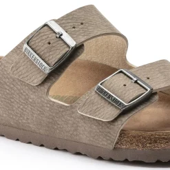 Birkenstock Two-Strap Sandals<Arizona Vegan Desert Dust Gray Taupe