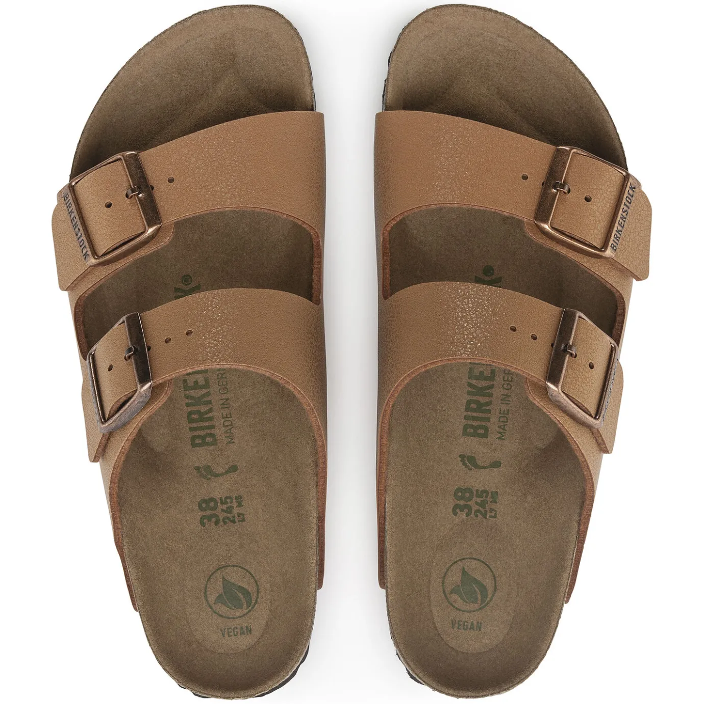 Birkenstock Two-Strap Sandals<Arizona Vegan Pecan