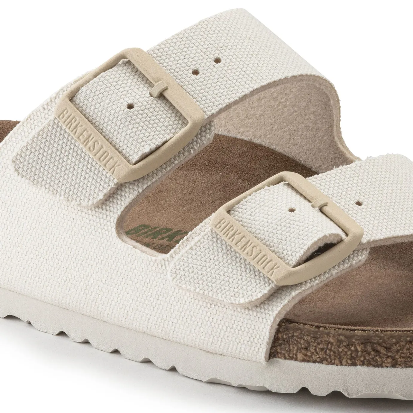 Birkenstock Two-Strap Sandals<Arizona Vegan Women Eggshell