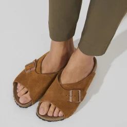 Birkenstock One-Strap Sandals<Arosa Soft Footbed Mink