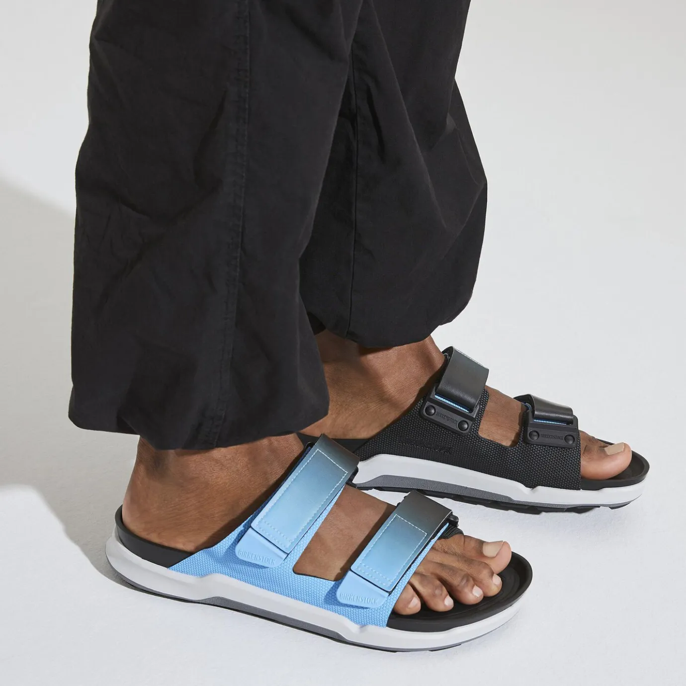 Birkenstock Two-Strap Sandals<Atacama Men Ombre Sky Blue