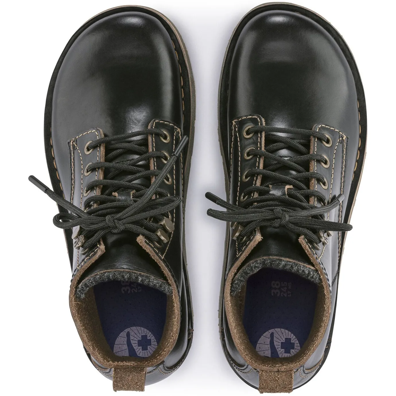 Birkenstock Lace-Up Shoes<Birmingham Lace Men Black
