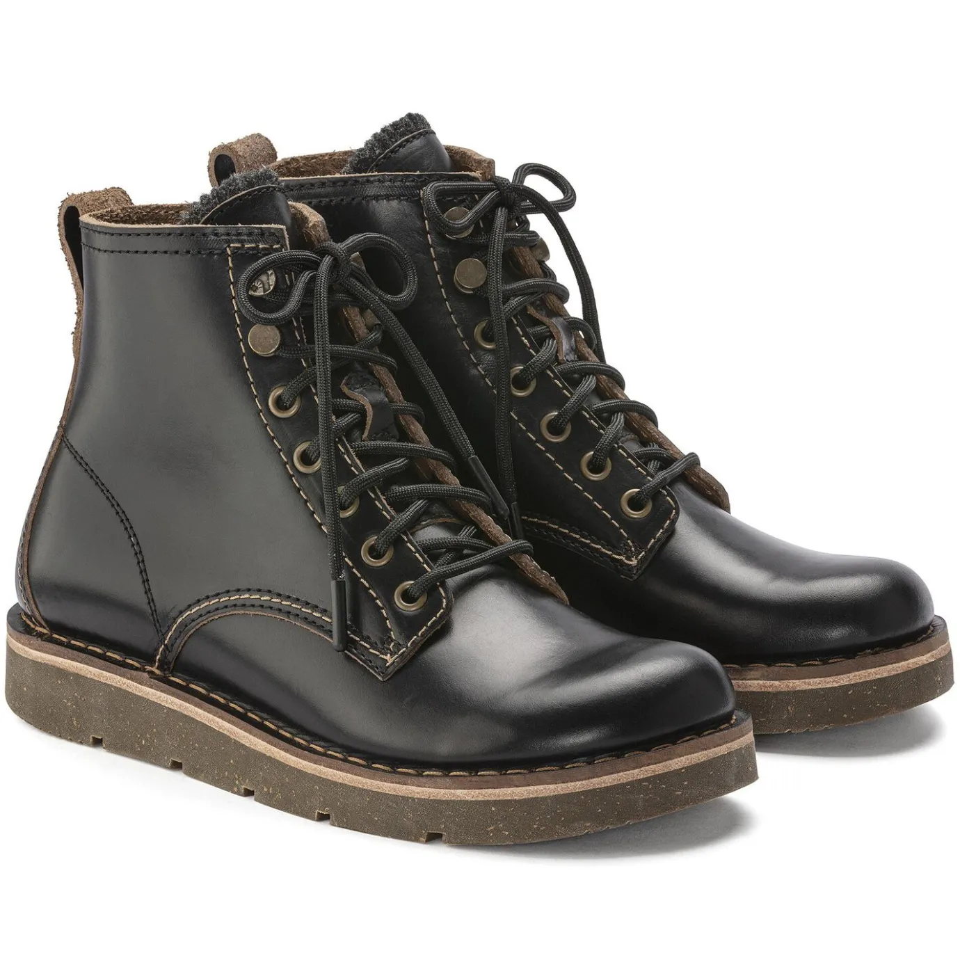 Birkenstock Lace-Up Shoes<Birmingham Lace Men Black