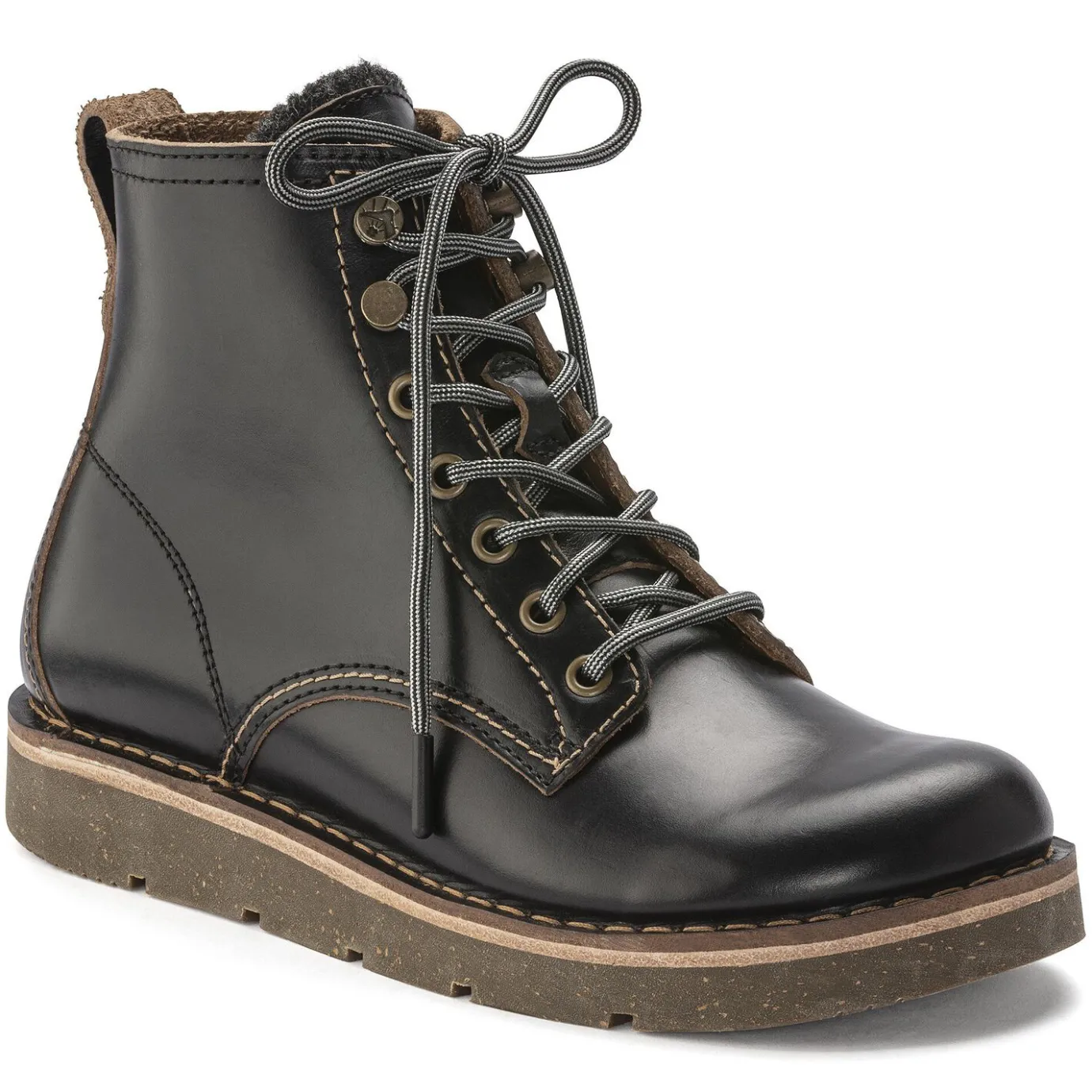 Birkenstock Lace-Up Shoes<Birmingham Lace Men Black