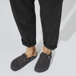 Birkenstock Clogs<Boston Desert Dust Black