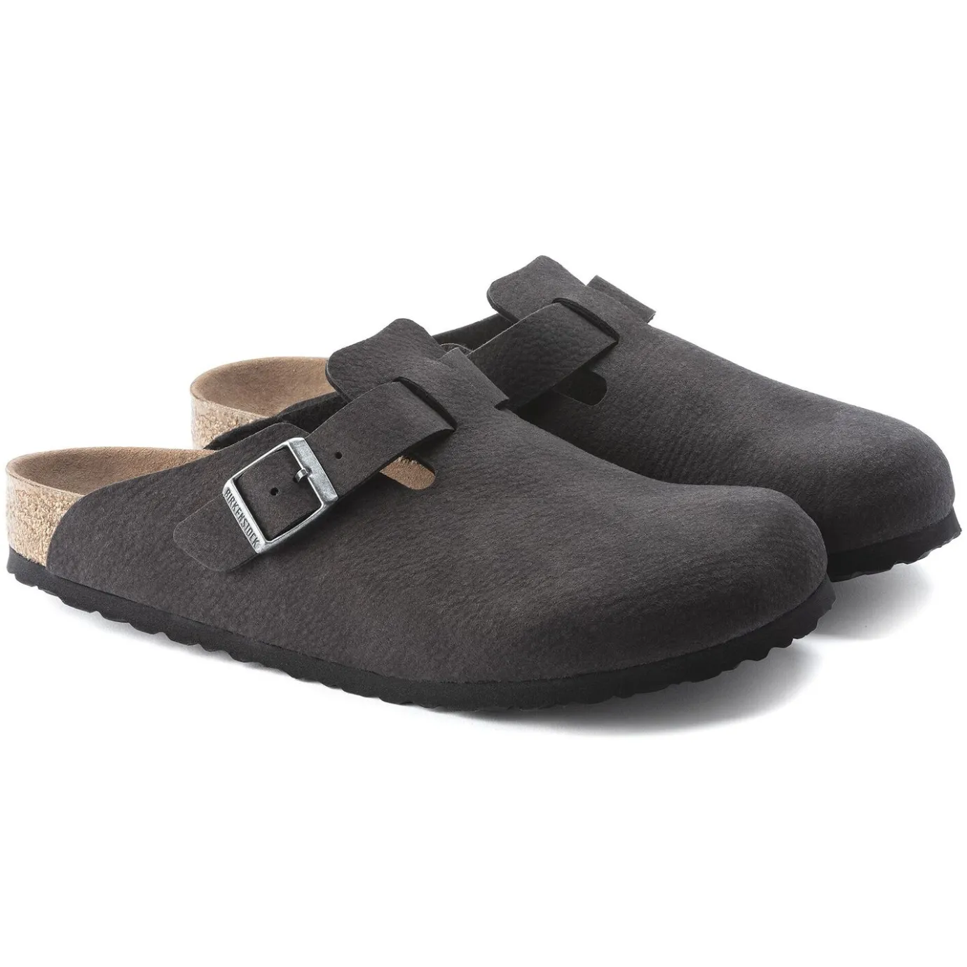 Birkenstock Clogs<Boston Desert Dust Black