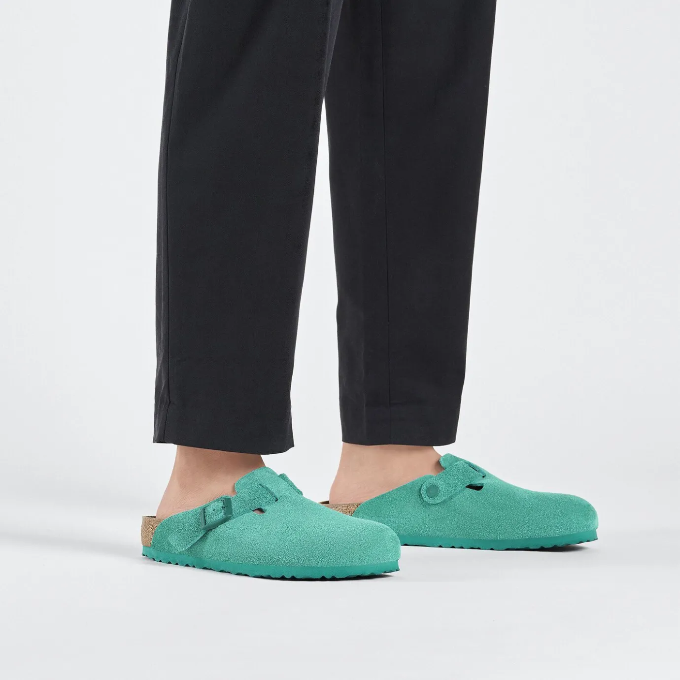 Birkenstock Clogs<Boston Digital Green
