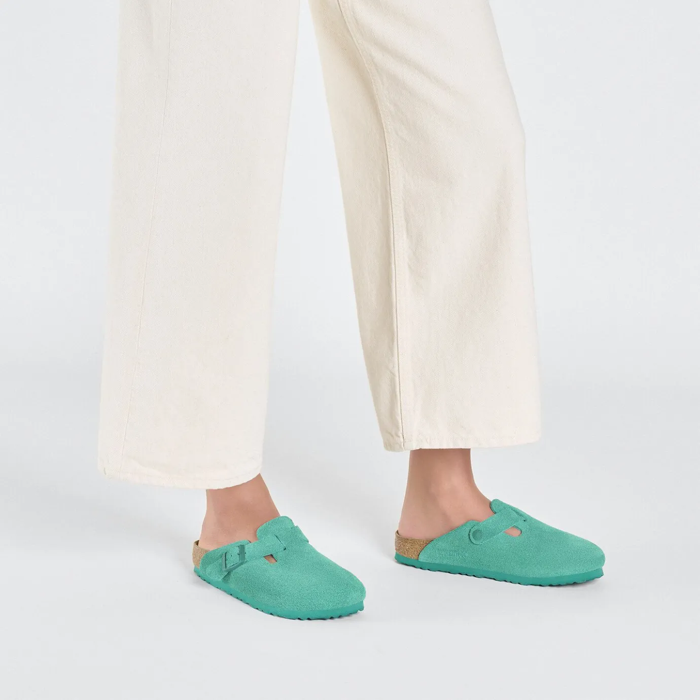 Birkenstock Clogs<Boston Digital Green