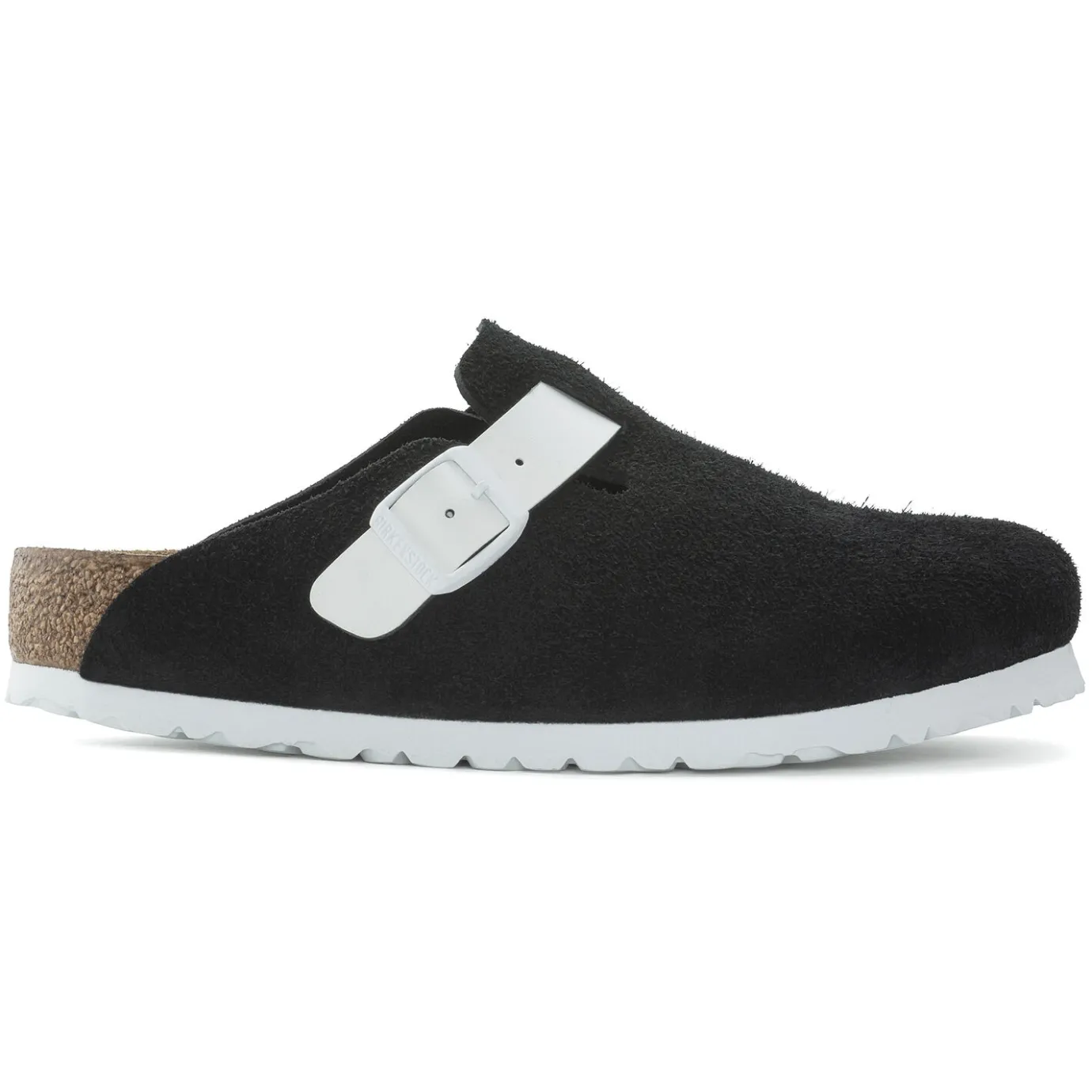 Birkenstock Clogs<Boston Black White