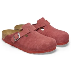 Birkenstock Clogs<Boston Corduroy Sienna Red