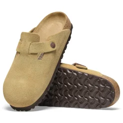 Birkenstock Clogs<Boston Latte Cream