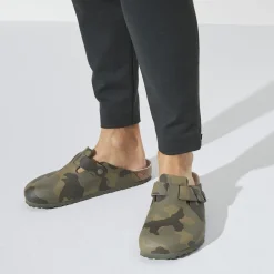 Birkenstock Clogs<Boston Desert Soil Camo Green