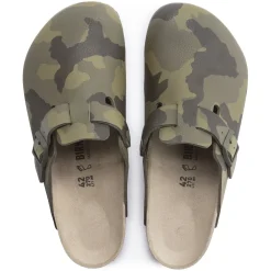 Birkenstock Clogs<Boston Desert Soil Camo Green