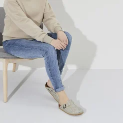 Birkenstock Clogs<Boston Eggshell