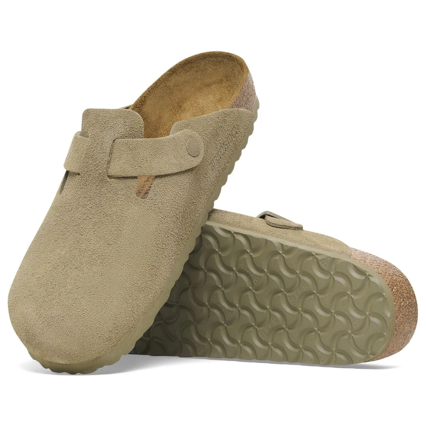 Birkenstock Clogs<Boston Faded Khaki