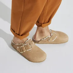 Birkenstock Clogs<Boston Bold Shearling Cognac