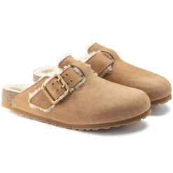 Birkenstock Clogs<Boston Bold Shearling Cognac
