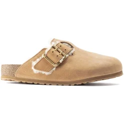Birkenstock Clogs<Boston Bold Shearling Cognac