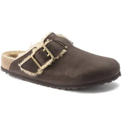 Birkenstock Clogs<Boston Bold Shearling Espresso