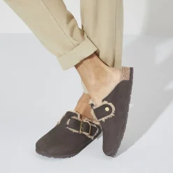 Birkenstock Clogs<Boston Bold Shearling Espresso