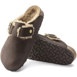 Birkenstock Clogs<Boston Bold Shearling Espresso