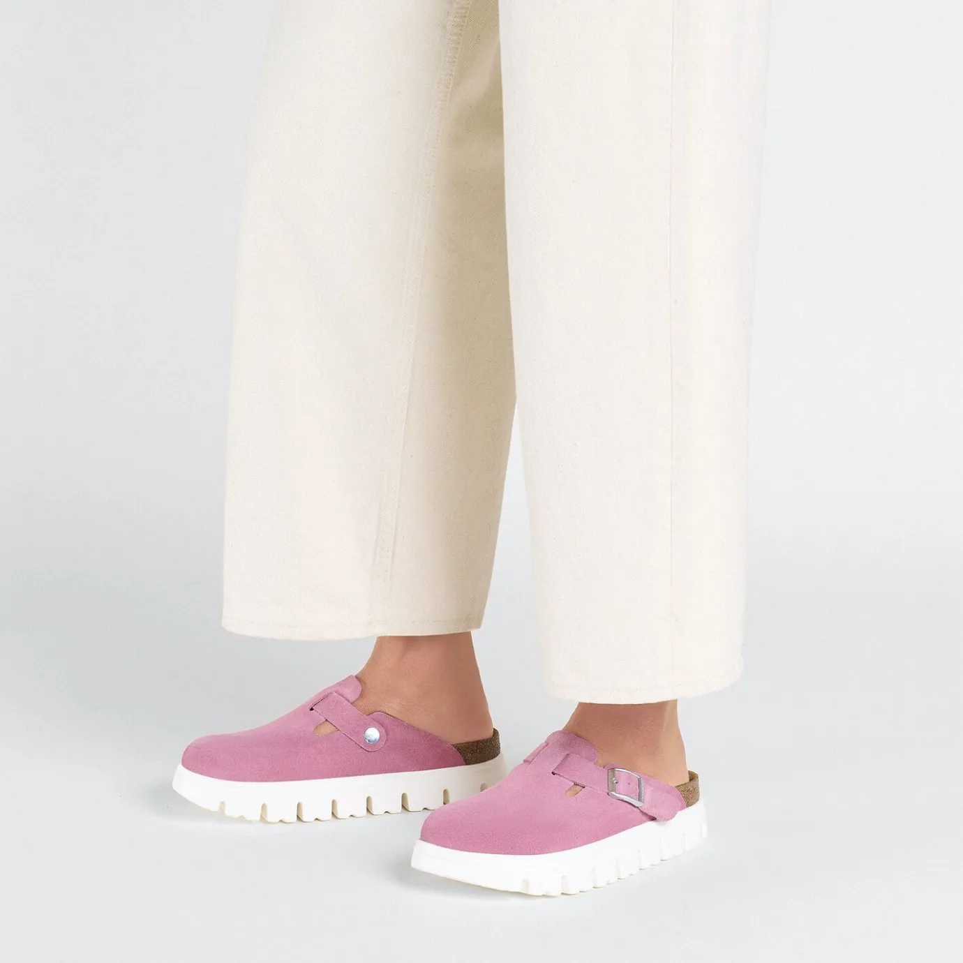 Birkenstock Clogs<Boston Chunky Candy Pink