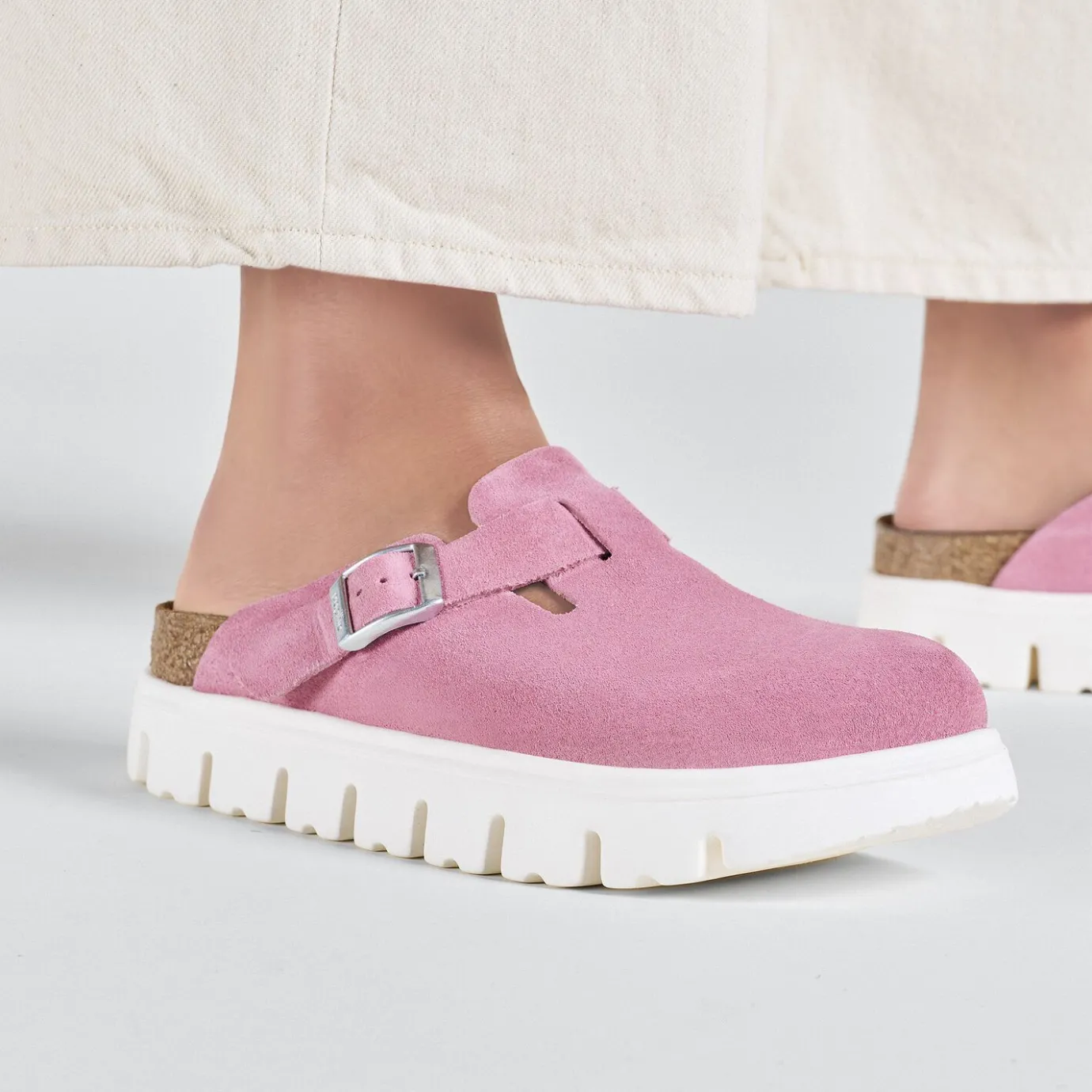 Birkenstock Clogs<Boston Chunky Candy Pink