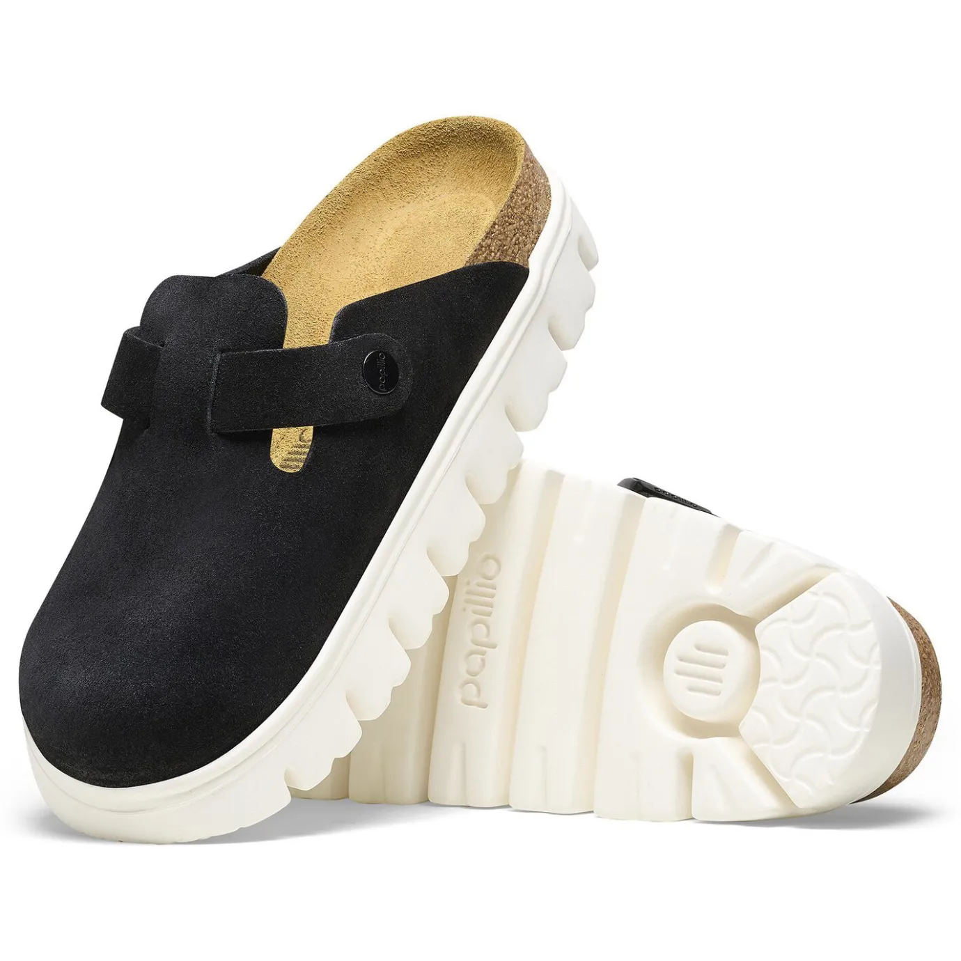 Birkenstock Clogs<Boston Chunky Black