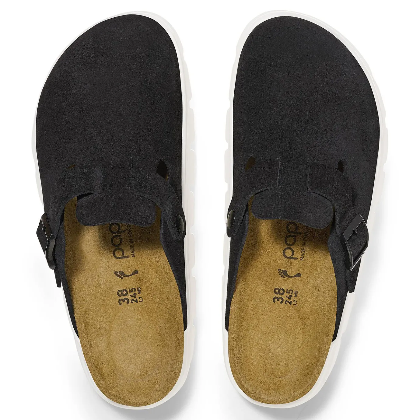 Birkenstock Clogs<Boston Chunky Black