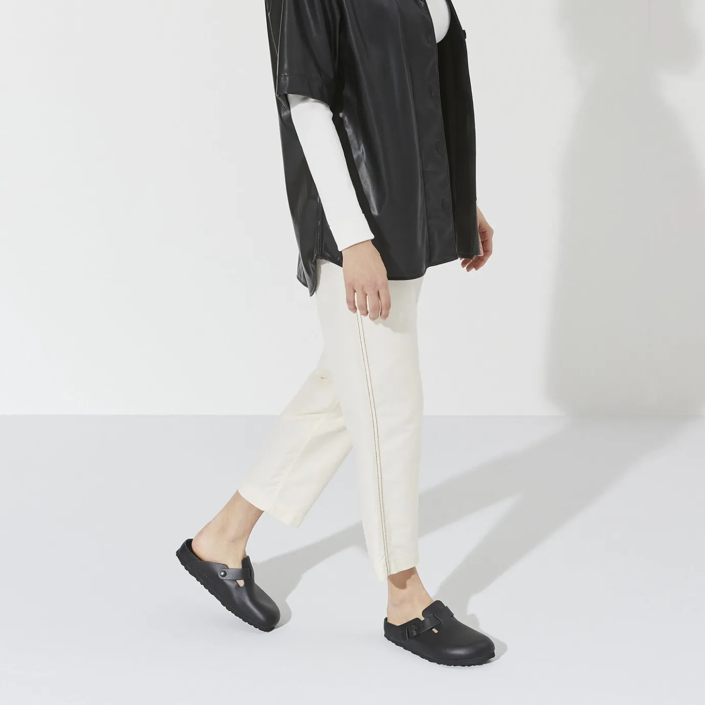 Birkenstock Clogs<Boston Exquisite Black