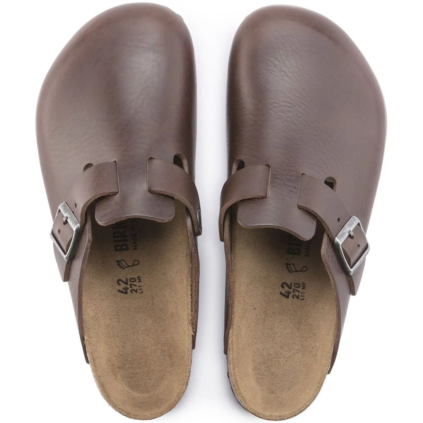 Birkenstock Clogs<Boston Grip Vintage Wood Roast
