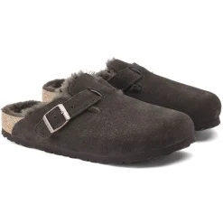 Birkenstock Clogs<Boston Shearling Mocha