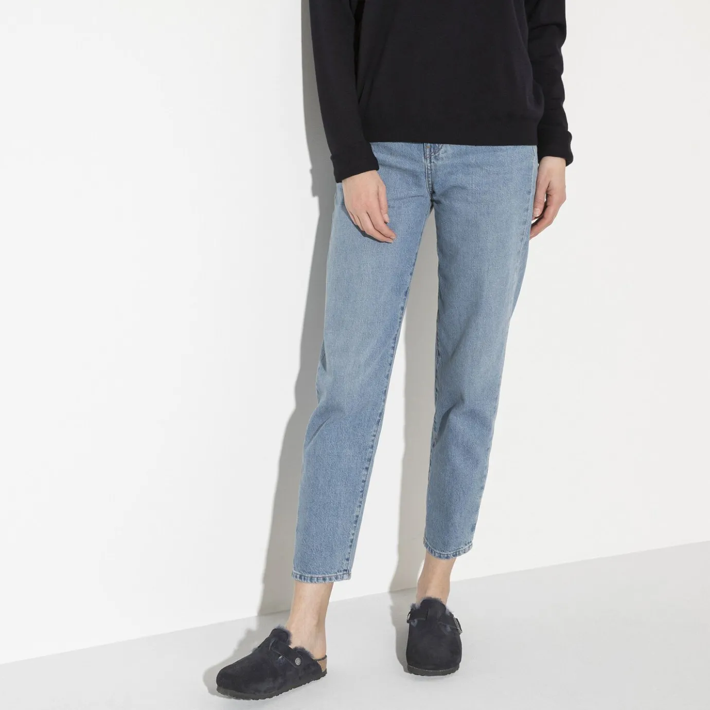 Birkenstock Clogs<Boston Shearling Midnight