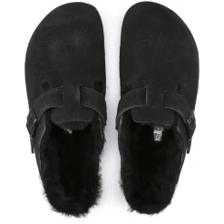Birkenstock Clogs<Boston Shearling Black
