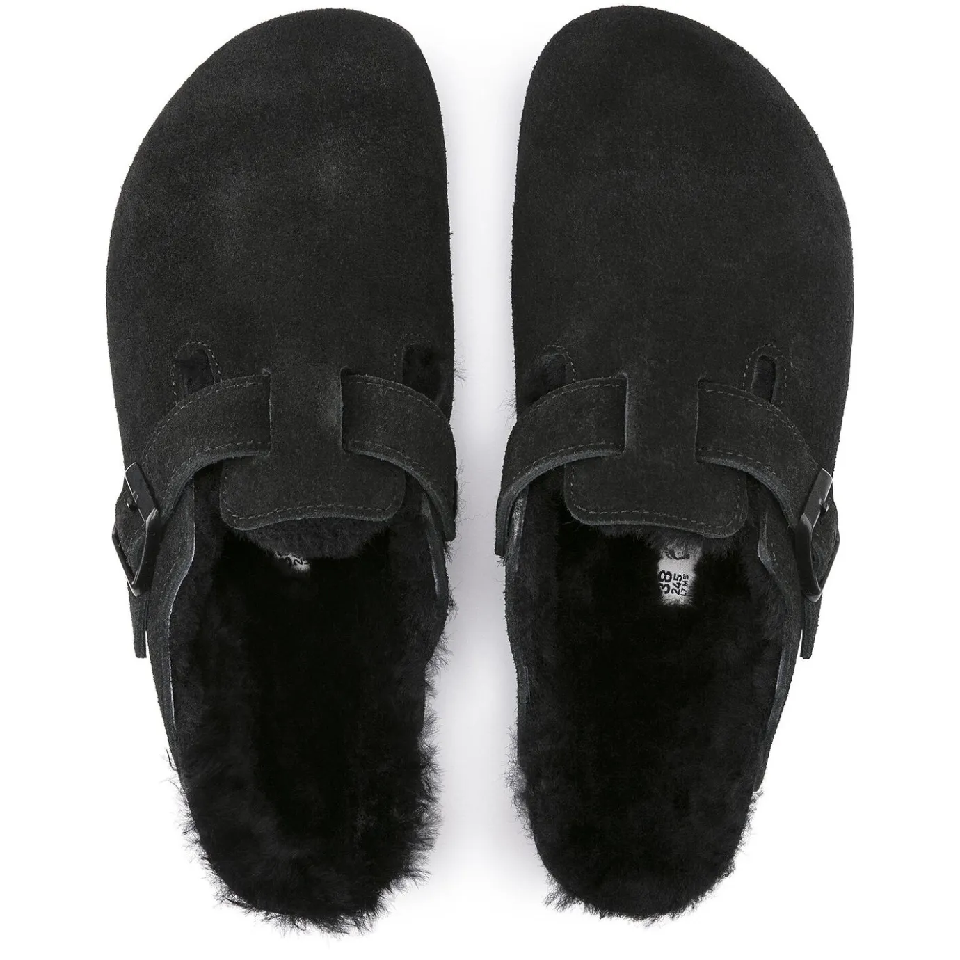 Birkenstock Clogs<Boston Shearling Black