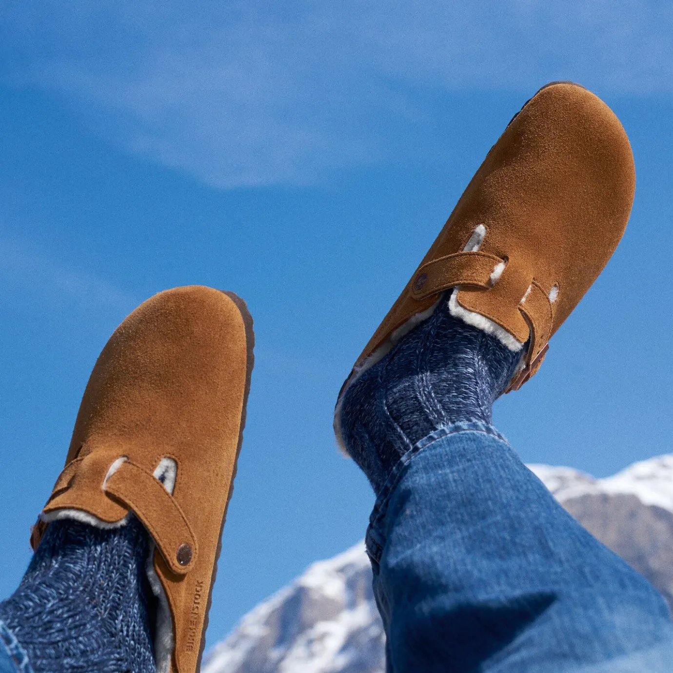 Birkenstock Clogs<Boston Shearling Mink