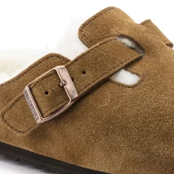 Birkenstock Clogs<Boston Shearling Mink