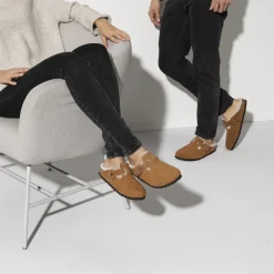 Birkenstock Clogs<Boston Shearling Mink