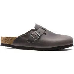 Birkenstock Clogs<Boston Soft Footbed Iron