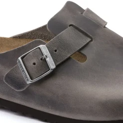 Birkenstock Clogs<Boston Soft Footbed Iron